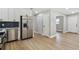 Renovated kitchen with stainless steel appliances and ample cabinet space at 2027 Balfour Cir, Tampa, FL 33619