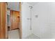 This shower features tiled walls and floor at 208 Se Lincoln N Cir, St Petersburg, FL 33703