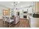 Modern kitchen with stainless appliances, a tile backsplash and lots of cabinet space at 2513 Martucci Rd, Seffner, FL 33584
