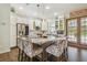 Gourmet kitchen with stainless appliances and island seating, perfect for entertaining at 2513 Martucci Rd, Seffner, FL 33584
