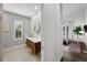 Bright bathroom featuring a wood vanity, and natural light at 4525 W Swann Ave, Tampa, FL 33609