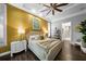 Spacious main bedroom with a view of the Primary bathroom and walk-in closet at 4525 W Swann Ave, Tampa, FL 33609