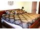 Primary bedroom features decorative pillows and wall decor at 4811 Puritan Cir # 4811, Tampa, FL 33617