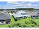 A well-maintained backyard with ample green space and a view of the surrounding neighborhood at 7201 Talamore Dr, Wesley Chapel, FL 33545