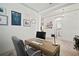 Bright office space featuring a classic desk and wall decorations at 7520 Paradiso Dr, Apollo Beach, FL 33572
