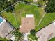 Aerial view of home showcasing the large, well-manicured yard at 1032 Jacob Way, Odessa, FL 33556