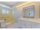 Bathroom featuring a large vanity, a shower-tub combo, and tile flooring at 11055 7Th E St, Treasure Island, FL 33706