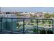 A condo balcony offering panoramic views of the city, street, and downtown area at 111 N 12Th St # 1707, Tampa, FL 33602