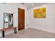 Bright living space with sleek flooring, white walls, modern fixtures, and stylish art at 111 N 12Th St # 1707, Tampa, FL 33602