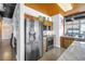 Bright kitchen with stainless steel appliances, and a large window overlooking the city at 175 2Nd St S # P-2, St Petersburg, FL 33701