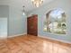 Lovely entryway with large window and stylish double doors at 2409 Heather Manor Ln, Lutz, FL 33549