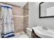 This bathroom features a shower, toilet, and vanity with mirror at 271 Eastpoint Ct, Spring Hill, FL 34606
