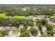 Wide aerial shot showcasing the community, homes, and landscape at 2910 Red Coat Cir, Brandon, FL 33511