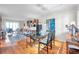 Dining room with hardwood floors and a large table at 3062 Eastland Blvd # 311, Clearwater, FL 33761