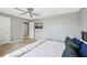 View of the bedroom with a view of the closet and bathroom area at 4515 Bent Tree Blvd, Sarasota, FL 34241