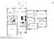 Detailed floor plan showcasing the layout of the home with a sunroom, garage, and five bedrooms at 4515 Bent Tree Blvd, Sarasota, FL 34241