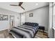 This spacious bedroom with hardwood floors includes an ensuite bathroom at 4515 Bent Tree Blvd, Sarasota, FL 34241