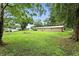 Expansive backyard featuring lush greenery, mature trees, and ample space for outdoor activities and relaxation at 4708 Bugg Rd, Plant City, FL 33567