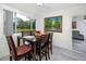 Dining area with hardwood table and chairs at 6084 71St N Ave, Pinellas Park, FL 33781