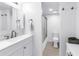 Modern bathroom featuring a vanity and shower with sleek fixtures at 6236 93Rd N Ter # 3502, Pinellas Park, FL 33782