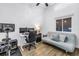 Bedroom showcasing versatile space; including seating, desk, and workout areas at 6236 93Rd N Ter # 3502, Pinellas Park, FL 33782