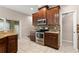 Kitchen with stainless steel appliances and granite countertops at 7333 S Trask St, Tampa, FL 33616