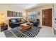 Comfortable living room with modern furniture and a decorative rug at 751 Bayshore Dr, Tarpon Springs, FL 34689