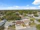 Scenic aerial of community with lush greenery, neatly arranged homes, and a calm suburban setting at 11422 Brown Bear Ln, Port Richey, FL 34668