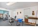 Exercise room with equipment and natural light at 12400 Park Blvd # 311, Seminole, FL 33772