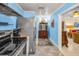 Bright, efficient kitchen with modern appliances, ample counter space, and access to other living areas at 1801 52Nd S St, Gulfport, FL 33707