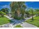 Corner lot home with a privacy fence and mature landscaping at 1801 52Nd S St, Gulfport, FL 33707