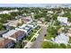 Beautiful aerial view of a neighborhood showcasing modern homes and lush greenery at 2405 W North B St # 1, Tampa, FL 33609