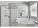 Bathroom includes shower and separate tub at 27810 Sky Lake Cir, Wesley Chapel, FL 33544