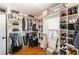 Walk-in closet with organized shelves and hanging storage for clothing at 3709 W San Pedro St, Tampa, FL 33629