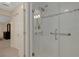 Updated shower in bathroom featuring shower head at 4160 Fruitville Rd # 77, Sarasota, FL 34232