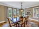 Dining room with a large table, traditional furnishings and outdoor views at 635 Bay Ne St, St Petersburg, FL 33701