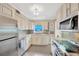 Well-lit kitchen featuring stainless steel appliances, granite countertops, and tile backsplash at 1042 S Sterling Ave, Tampa, FL 33629