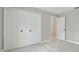 Bedroom with a spacious closet and modern finishes at 18504 Putters Pl, Tampa, FL 33647
