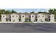 Charming townhome featuring a modern facade, well-manicured landscaping, and private garage at 31294 Paper Birch St, Wesley Chapel, FL 33545