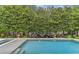An inviting pool area with mature landscaping for privacy and relaxation at 4012 W Obispo St, Tampa, FL 33629