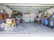 Spacious garage with ample storage and room for multiple vehicles at 10270 Shady Preserve Dr, Riverview, FL 33578