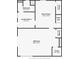 Second floor plan displaying the bonus room, laundry, bathroom, bedroom, and storage areas at 1600 Lonesome Pine Ln, Tarpon Springs, FL 34689