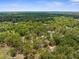 A panoramic view of the property, featuring lush landscaping, and mature trees in a private serene setting at 17207 Bosley Dr, Spring Hill, FL 34610