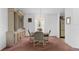 Cozy dining room featuring a vintage table, chairs, and built-in buffet at 17207 Bosley Dr, Spring Hill, FL 34610