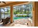 Enjoy this beautiful backyard view from the lanai and imagine days filled with fun in the pool! at 2009 Raven Manor Dr, Dover, FL 33527