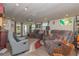 Spacious living room featuring comfortable seating, neutral decor, and plenty of natural light at 33 Cypress Dr, Palm Harbor, FL 34684