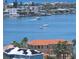Breathtaking water view showcasing boats sailing through the picturesque bay and waterfront homes at 400 Island Way # 1606, Clearwater Beach, FL 33767
