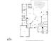Detailed floor plan showcasing the layout of the house and backyard pool at 4521 Cheval Blvd, Lutz, FL 33558