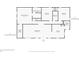 Detailed floor plan showcasing the layout of the home, including bedrooms and living spaces at 4915 South Rd, New Port Richey, FL 34652