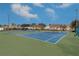 Well-maintained tennis court, perfect for an active lifestyle within the community at 225 Pompano Se Dr # D, St Petersburg, FL 33705